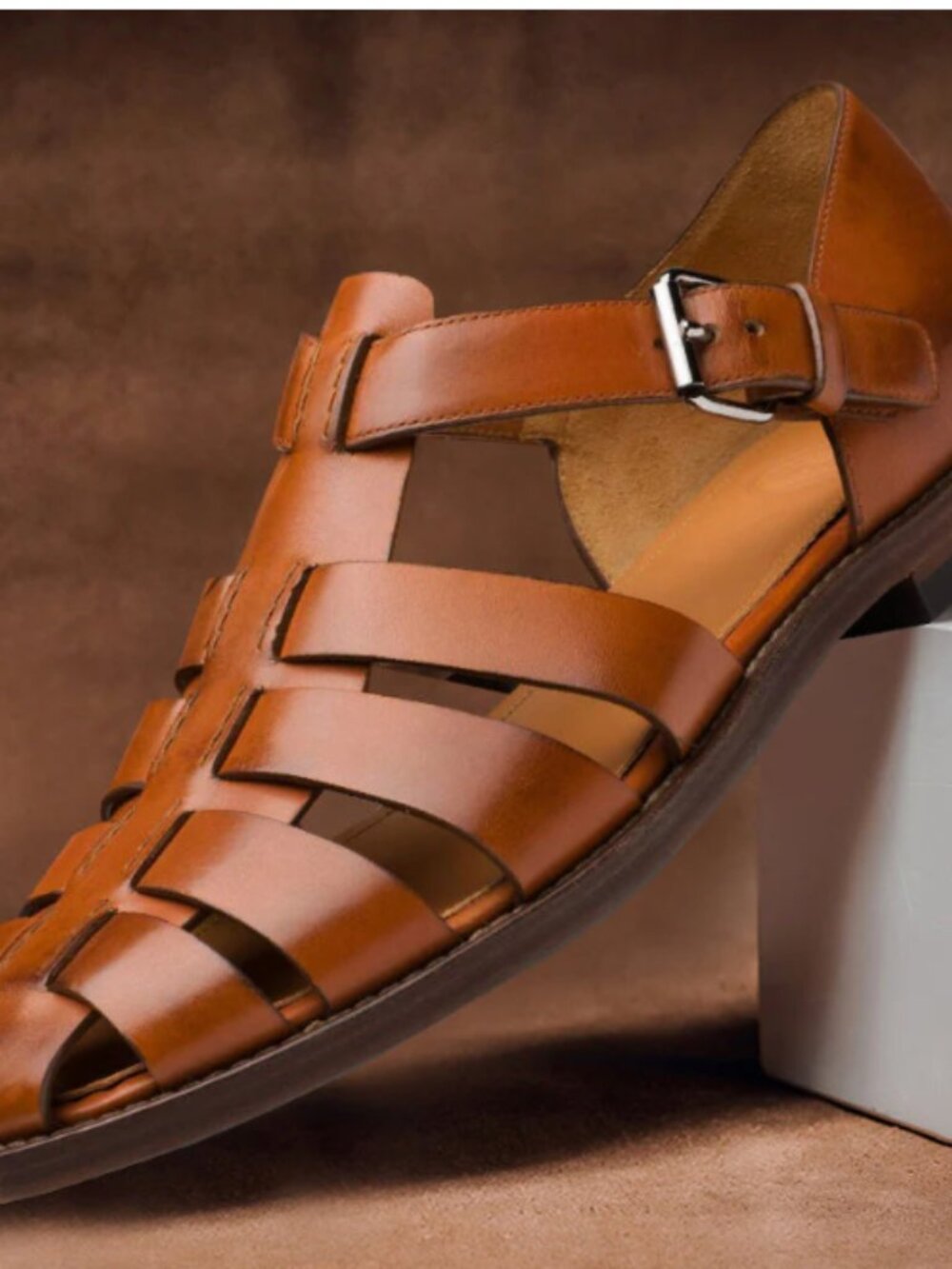 Felix Grant Vegan Leather Fisherman Sandals 12